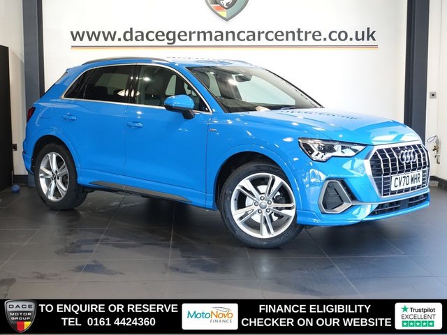 View our Audi Q3 2.0 TDI 35 S line SUV 5dr Diesel S Tronic Euro 6 (s/s) (150 ps)