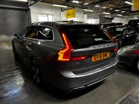 USED 2018 18 VOLVO V90 2.0 D4 R-Design Estate 5dr Diesel Auto Euro 6 (s/s) (190 ps) 2018 VOLVO V90 R-DESIGN 2.0 D4 - OSIMIUM GREY - 9 SERVICES TO 101K MILES - 2 PREVIOUS KEEPERS - HALF LEATHER - SPORT SEATS - REAR BLIND - LED HEADLIGHTS - SAT NAV - ELECTRIC FOLDING MIRRORS - CRUISE CONTROL