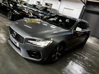 USED 2018 18 VOLVO V90 2.0 D4 R-Design Estate 5dr Diesel Auto Euro 6 (s/s) (190 ps) 2018 VOLVO V90 R-DESIGN 2.0 D4 - OSIMIUM GREY - 9 SERVICES TO 101K MILES - 2 PREVIOUS KEEPERS - HALF LEATHER - SPORT SEATS - REAR BLIND - LED HEADLIGHTS - SAT NAV - ELECTRIC FOLDING MIRRORS - CRUISE CONTROL