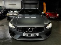 USED 2018 18 VOLVO V90 2.0 D4 R-Design Estate 5dr Diesel Auto Euro 6 (s/s) (190 ps) 2018 VOLVO V90 R-DESIGN 2.0 D4 - OSIMIUM GREY - 9 SERVICES TO 101K MILES - 2 PREVIOUS KEEPERS - HALF LEATHER - SPORT SEATS - REAR BLIND - LED HEADLIGHTS - SAT NAV - ELECTRIC FOLDING MIRRORS - CRUISE CONTROL