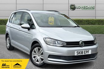 2018 VOLKSWAGEN TOURAN 1.6 TDI S MPV 5dr Diesel DSG Euro 6 (s/s) (115 ps) £12495.00