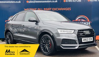 2017 AUDI Q3 2.0 TDI Black Edition SUV 5dr Diesel S Tronic quattro Euro 6 (s/s) (150 ps) &pound;11695.00