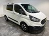 USED 2018 68 FORD TRANSIT CUSTOM 2.0 320 EcoBlue Crew Van Double Cab 5dr Diesel Manual L1 H1 Euro 6 (6 Seat) (105 ps) Bluetooth-Power fold mirrors-Cruise control & Limiter-Electric windows-Front & Rear park sensors Bluetooth-Cruise-Power fold electric heated mirrors-Front & Rear park sensors