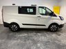 USED 2018 68 FORD TRANSIT CUSTOM 2.0 320 EcoBlue Crew Van Double Cab 5dr Diesel Manual L1 H1 Euro 6 (6 Seat) (105 ps) Bluetooth-Power fold mirrors-Cruise control & Limiter-Electric windows-Front & Rear park sensors Bluetooth-Cruise-Power fold electric heated mirrors-Front & Rear park sensors