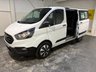 USED 2018 68 FORD TRANSIT CUSTOM 2.0 320 EcoBlue Crew Van Double Cab 5dr Diesel Manual L1 H1 Euro 6 (6 Seat) (105 ps) Bluetooth-Power fold mirrors-Cruise control & Limiter-Electric windows-Front & Rear park sensors Bluetooth-Cruise-Power fold electric heated mirrors-Front & Rear park sensors
