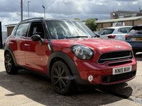 USED 2015 15 MINI COUNTRYMAN 2.0 Cooper SD SUV 5 Door Diesel Manual Red  AUTO LIGHTS+USB+AUX+2 KEYS