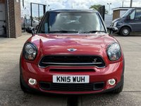 USED 2015 15 MINI COUNTRYMAN 2.0 Cooper SD SUV 5 Door Diesel Manual Red  AUTO LIGHTS+USB+AUX+2 KEYS