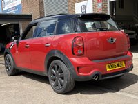 USED 2015 15 MINI COUNTRYMAN 2.0 Cooper SD SUV 5 Door Diesel Manual Red  AUTO LIGHTS+USB+AUX+2 KEYS
