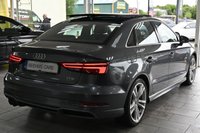 USED 2017 17 AUDI A3 2.0 TFSI S line Saloon 4dr Petrol S Tronic Auto 6Spd quattro Euro 6 (s/s) (190 ps) *HOME DELIVERY 7 DAY MONEY BACK*