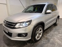 USED 2015 65 VOLKSWAGEN TIGUAN 2.0 TDI BlueMotion Tech R-Line Edition SUV 5dr Diesel DSG 4WD Euro 6 (s/s) (150 ps) Service History with 10 Stamps-Heated Leather