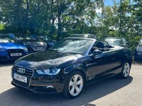 USED 2016 16 AUDI A3 CABRIOLET 1.4 TFSI CoD Sport Convertible 2dr Petrol Manual Euro 6 (s/s) (Nav) (150 ps) 