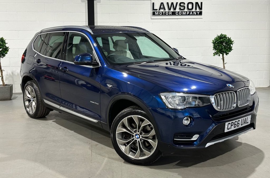 USED 2016 66 BMW X3 2.0 20d xLine SUV 5dr Diesel Auto xDrive Euro 6 (s/s) (190 ps) 