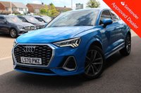 USED 2020 70 AUDI Q3 2.0 TFSI 45 S line Sportback 5dr Petrol S Tronic quattro Euro 6 (s/s) (230 ps) - EURO 6, ULEZ, SAT NAV, HTD/LEATHER, DIGITAL DASH, E/TAILGATE, P/SENSORS, APPLE/ANDROID CARPLAY, LEDS, 19" ALLOYS, CRUISE/LDW/BSA, BLUETOOTH, DAB, BANG & OLUFSEN S/S