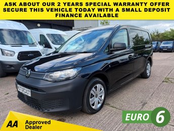 2022 VOLKSWAGEN CADDY MAXI 2.0 TDI C20 COMMERCE LWB 100BHP. 80K MLS. AC. SENSORS. FINANCE. PX. £13990.00
