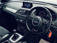 USED 2016 16 AUDI Q3 1.4 TFSI CoD S line SUV 5dr Petrol Manual Euro 6 (s/s) (150 ps) Metallic Grey | Black Interior | Bluetooth | Sat Nav | ULEZ OK