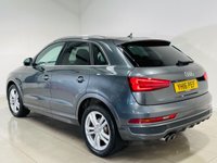 USED 2016 16 AUDI Q3 1.4 TFSI CoD S line SUV 5dr Petrol Manual Euro 6 (s/s) (150 ps) Metallic Grey | Black Interior | Bluetooth | Sat Nav | ULEZ OK