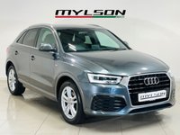 USED 2016 16 AUDI Q3 1.4 TFSI CoD S line SUV 5dr Petrol Manual Euro 6 (s/s) (150 ps) Metallic Grey | Black Interior | Bluetooth | Sat Nav | ULEZ OK