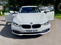 USED 2018 68 BMW 3 SERIES 1.5 318i Sport Saloon 4dr Petrol Auto Euro 6 (s/s) (136 ps) Stunning Alpine White BMW 3 Series With Low Mileage And Full Service History !!