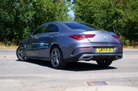USED 2021 71 MERCEDES-BENZ CLA 1.3 CLA200 AMG Line (Premium 2) Coupe 4dr Petrol 7G-DCT Euro 6 (s/s) (163 ps) MOUNTAIN GREY METALLIC PAINTWORK + APPLE CARPLAY + AMBIENT LIGHTING