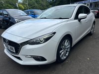 USED 2016 66 MAZDA MAZDA3 2.0 SKYACTIV-G Sport Nav Hatchback 5dr Petrol Auto Euro 5 (s/s) (120 ps) 1 OWNER+MAIN DEALER SERVICED+HTD SEATS+CRUISE+NAV+REVERSE PARKING CAMERA+F/R PARKING SENSORS+DAB/USB/AUX