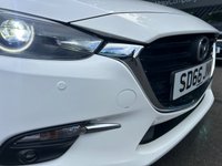 USED 2016 66 MAZDA MAZDA3 2.0 SKYACTIV-G Sport Nav Hatchback 5dr Petrol Auto Euro 5 (s/s) (120 ps) 1 OWNER+MAIN DEALER SERVICED+HTD SEATS+CRUISE+NAV+REVERSE PARKING CAMERA+F/R PARKING SENSORS+DAB/USB/AUX