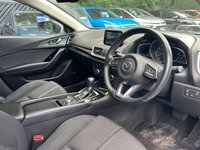 USED 2016 66 MAZDA MAZDA3 2.0 SKYACTIV-G Sport Nav Hatchback 5dr Petrol Auto Euro 5 (s/s) (120 ps) 1 OWNER+MAIN DEALER SERVICED+HTD SEATS+CRUISE+NAV+REVERSE PARKING CAMERA+F/R PARKING SENSORS+DAB/USB/AUX