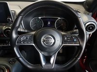 USED 2020 70 NISSAN JUKE 1.0 DIG-T Tekna SUV 5dr Petrol Manual Euro 6 (s/s) (114 ps) SATELLITE NAVIGATION + BOSE SOUND SYSTEM + APPLE CARPLAY + TOUCH SCREEN MEDIA DISPLAY + 360 VIEW CAMERA + BLUETOOTH PHONE AND MEDIA CONNECTIVITY + DAB DIGITAL RADIO + AUTOMATIC HEADLIGHTS + LEATHER MULTI FUNCTIONAL STEERING WHEEL + CRUISE CONTROL + FRONT AND REAR PARKING SENSORS + HEATED WINDSCREEN + KEYLESS START + VOICE COMMAND + AUTOMATIC WIPERS WITH RAIN SENSOR + LED DAY TIME RUNNING LIGHTS + ECO STOP START SYSTEM + CLIMATE CONTROL + AIR CONDITIONING