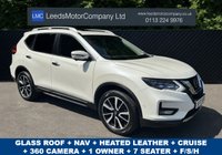 USED 2021 70 NISSAN X-TRAIL 1.7 dCi Tekna SUV 5dr Diesel Manual Euro 6 (s/s) (150 ps) 1 OWNER + NAV + CRUISE + 7 SEATS + LEATHER + GLASS SUNROOF + 360 CAMERA