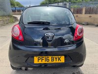 USED 2016 16 FORD KA 1.2 Zetec Black Edition Hatchback 3dr Petrol Manual Euro 6 (s/s) (69 ps) APRIL 2027 MOT*LOW RATE ROAD TAX