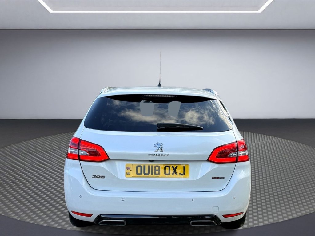 USED 2018 18 PEUGEOT 308 SW 1.2 PureTech GT Line Estate 5dr Petrol EAT Euro 6 (s/s) (130 ps) PAN ROOF+APP CARPLAY+R/CAMERA+NAV