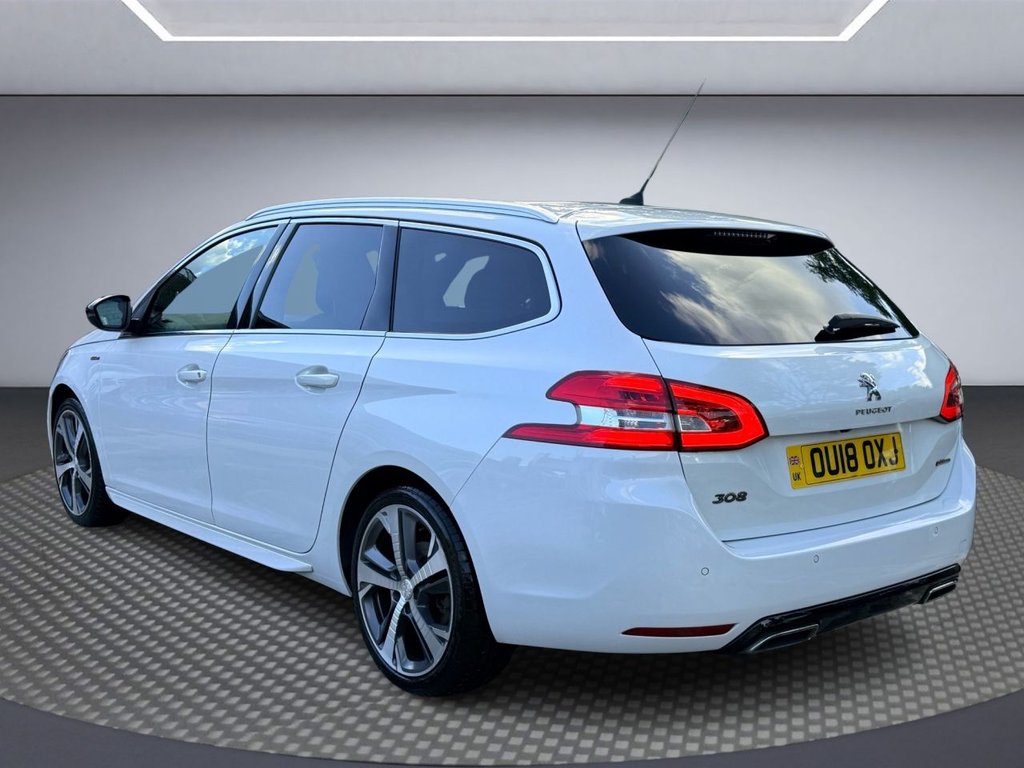 USED 2018 18 PEUGEOT 308 SW 1.2 PureTech GT Line Estate 5dr Petrol EAT Euro 6 (s/s) (130 ps) PAN ROOF+APP CARPLAY+R/CAMERA+NAV