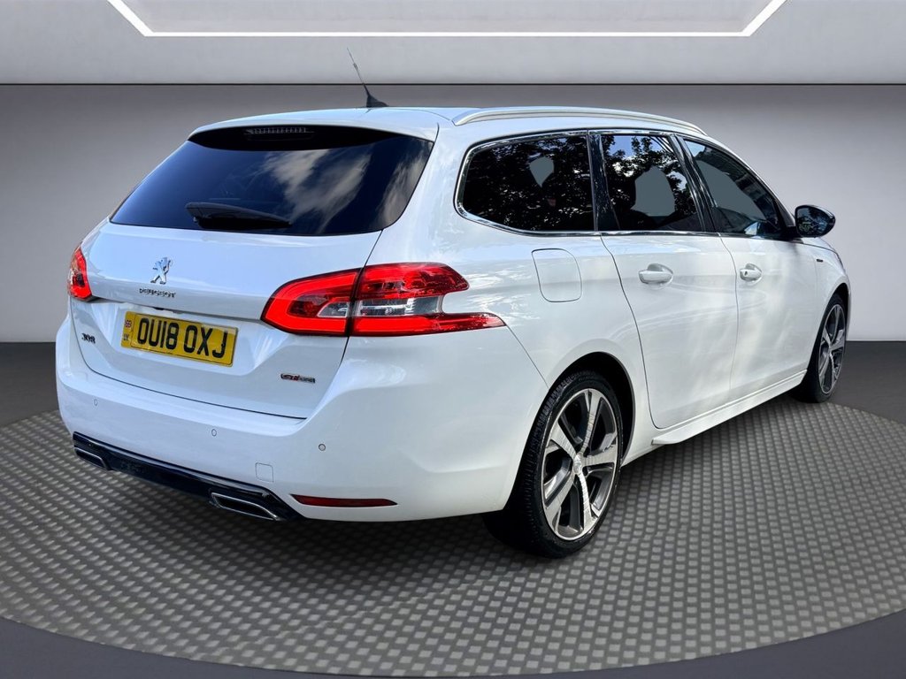 USED 2018 18 PEUGEOT 308 SW 1.2 PureTech GT Line Estate 5dr Petrol EAT Euro 6 (s/s) (130 ps) PAN ROOF+APP CARPLAY+R/CAMERA+NAV