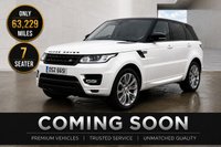USED 2016 LAND ROVER RANGE ROVER SPORT 3.0 SDV6 HSE AUTOMATIC 4X4 7 SEATER (EURO 6) ** FULL SERVICE HISTORY **