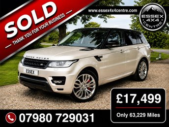 2016 LAND ROVER RANGE ROVER SPORT 3.0 SDV6 HSE AUTOMATIC 4X4 7 SEATER (EURO 6) SOLD
