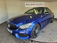 USED 2017 17 MERCEDES-BENZ C CLASS 2.1 C220d AMG Line (Premium) Coupe 2dr Diesel G-Tronic+ Euro 6 (s/s) (170 ps) 