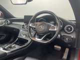 USED 2018 18 MERCEDES-BENZ C-CLASS 2.0 C300 AMG Line (Premium Plus) Cabriolet 2dr Petrol G-Tronic+ Euro 6 (s/s) (245 ps) EXCELLENT HISTORY + REAR CAM
