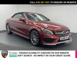 USED 2018 18 MERCEDES-BENZ C-CLASS 2.0 C300 AMG Line (Premium Plus) Cabriolet 2dr Petrol G-Tronic+ Euro 6 (s/s) (245 ps) EXCELLENT HISTORY + REAR CAM