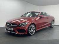 USED 2018 18 MERCEDES-BENZ C-CLASS 2.0 C300 AMG Line (Premium Plus) Cabriolet 2dr Petrol G-Tronic+ Euro 6 (s/s) (245 ps) EXCELLENT HISTORY + REAR CAM