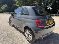 USED 2018 18 FIAT 500 1.2 Lounge Hatchback 3dr Petrol Manual Euro 6 (s/s) (69 bhp) 1 OWNER PAN ROOF FSH