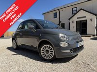 USED 2018 18 FIAT 500 1.2 Lounge Hatchback 3dr Petrol Manual Euro 6 (s/s) (69 bhp) 1 OWNER PAN ROOF FSH