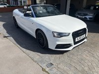 USED 2016 16 AUDI A5 CABRIOLET 1.8 TFSI S line Special Edition Plus Convertible 2dr Petrol Manual Euro 6 (s/s) (177 ps) HEATED AIR SCARF, BANG & OLUFSEN