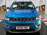 USED 2018 68 JEEP COMPASS 1.4T MultiAirII Limited SUV 5dr Petrol Manual Euro 6 (s/s) (140 ps) 