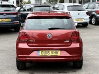 USED 2016 16 VOLKSWAGEN POLO 1.2 TSI BlueMotion Tech SE Design Hatchback 5dr Petrol Manual Euro 6 (s/s) (90 ps) 