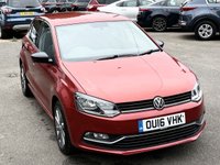 USED 2016 16 VOLKSWAGEN POLO 1.2 TSI BlueMotion Tech SE Design Hatchback 5dr Petrol Manual Euro 6 (s/s) (90 ps) 