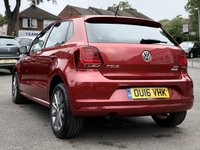 USED 2016 16 VOLKSWAGEN POLO 1.2 TSI BlueMotion Tech SE Design Hatchback 5dr Petrol Manual Euro 6 (s/s) (90 ps) 