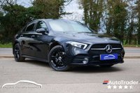 USED 2023 72 MERCEDES-BENZ A-CLASS 1.3 A250e 15.6kWh AMG Line (Executive) Saloon 4dr Petrol Plug-in Hybrid 8G-DCT Euro 6 (s/s) (218 ps) COSMOS BLACK METALLIC PAINTWORK + REVERSE CAMERA + AMBIENT LIGHTING