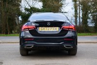 USED 2023 72 MERCEDES-BENZ A-CLASS 1.3 A250e 15.6kWh AMG Line (Executive) Saloon 4dr Petrol Plug-in Hybrid 8G-DCT Euro 6 (s/s) (218 ps) COSMOS BLACK METALLIC PAINTWORK + REVERSE CAMERA + AMBIENT LIGHTING