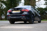 USED 2023 72 MERCEDES-BENZ A-CLASS 1.3 A250e 15.6kWh AMG Line (Executive) Saloon 4dr Petrol Plug-in Hybrid 8G-DCT Euro 6 (s/s) (218 ps) COSMOS BLACK METALLIC PAINTWORK + REVERSE CAMERA + AMBIENT LIGHTING