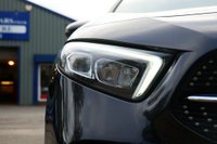 USED 2023 72 MERCEDES-BENZ A-CLASS 1.3 A250e 15.6kWh AMG Line (Executive) Saloon 4dr Petrol Plug-in Hybrid 8G-DCT Euro 6 (s/s) (218 ps) COSMOS BLACK METALLIC PAINTWORK + REVERSE CAMERA + AMBIENT LIGHTING