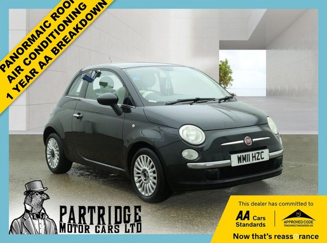 2011 FIAT 500 1.2 Lounge Hatchback 3dr Petrol Manual Euro 5 (s/s) (69 bhp) £2750.00